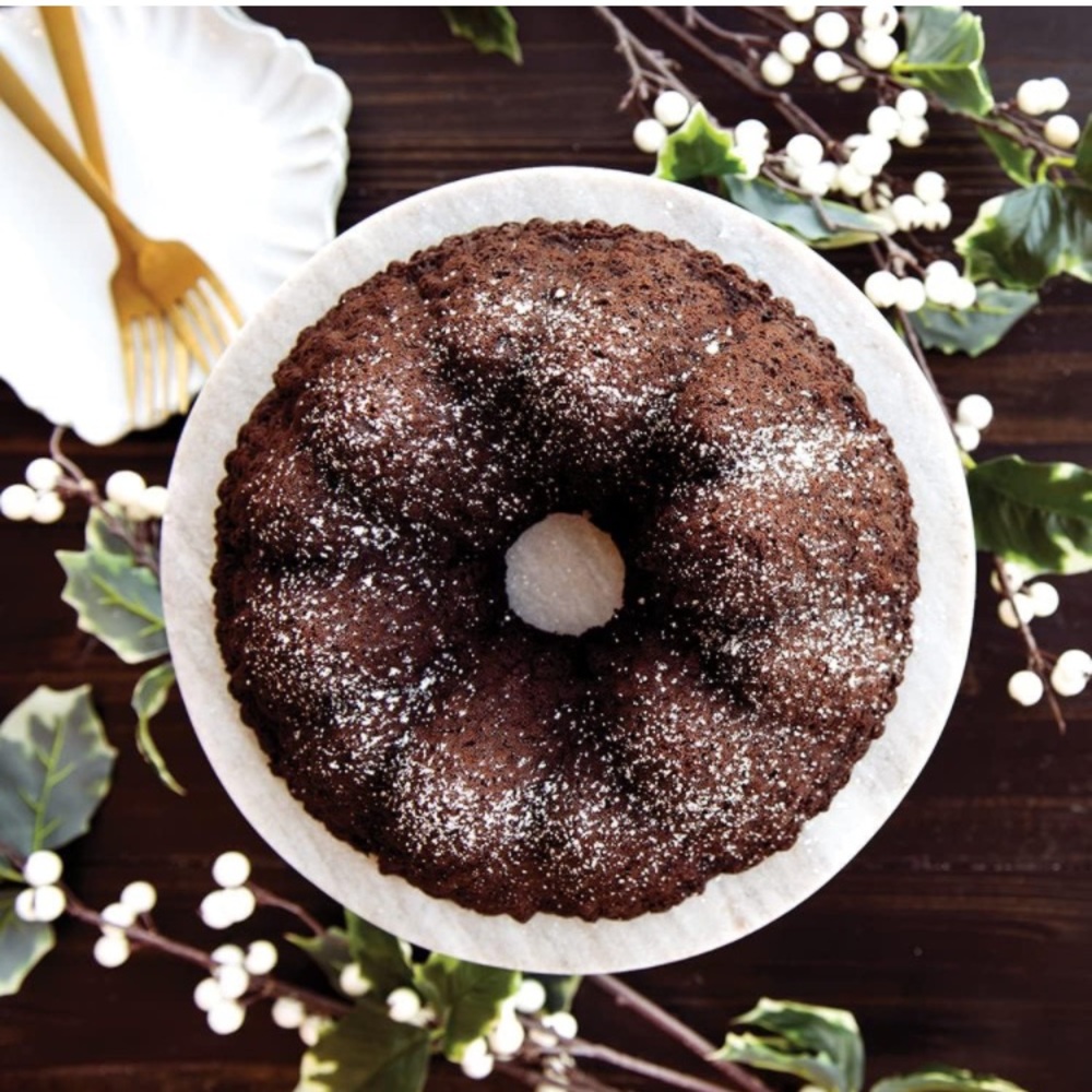 Nordic Ware Pine Forest Bundt Pan, Silver - Picture 4 of 7